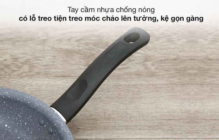 Tay cầm - Chảo nhôm chống dính đáy từ 24 cm Tefal Cook Healthy G1340495