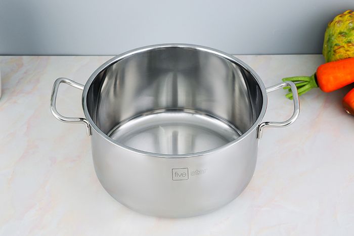 Nồi inox 3 đáy nắp inox Fivestar FSN24-SW 24cm