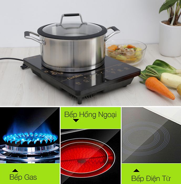 Nồi inox 304 3 đáy DMX NI005 24 cm
