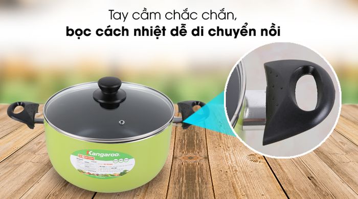 Tay cầm chống nóng - Nồi nhôm chống dính Kangaroo KG993MX - Bộ 3 cái