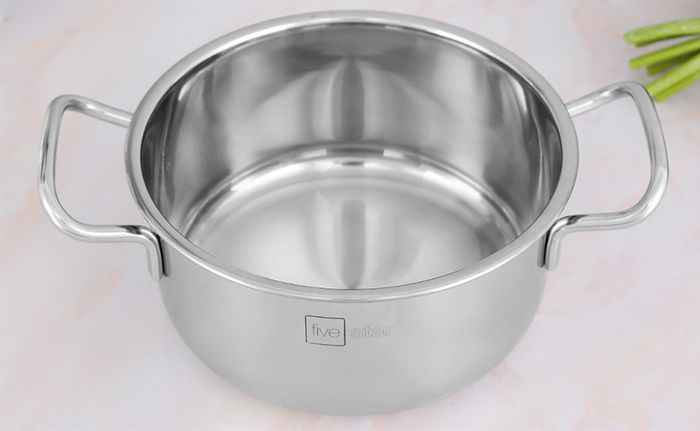 Nồi inox 3 đáy nắp inox Fivestar FSN16-SW 16cm
