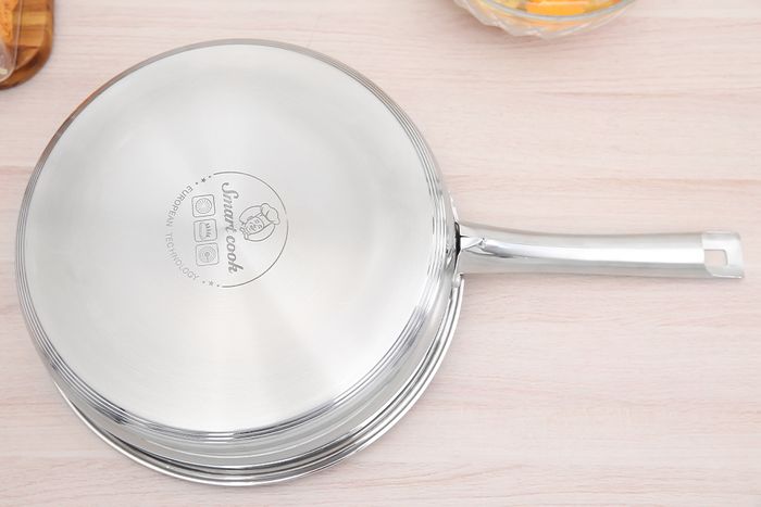 Chảo inox chống dính 26 cm Elmich Smartcook SM2704MN - Thành chảo