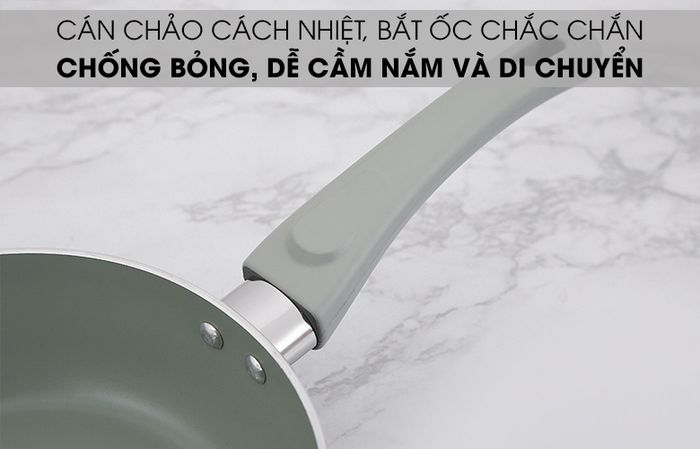 Cán chảo - Chảo nhôm chống dính đáy từ 20 cm Elmich Harmonia EL-3779