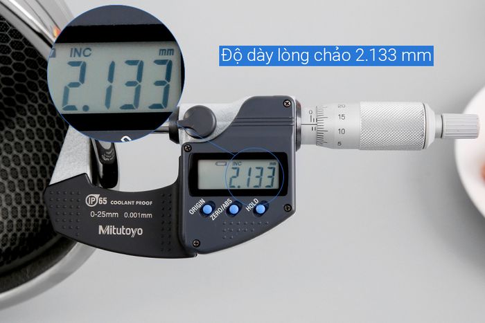 Độ dày 2.133 mm- Chảo inox chống dính 24cm Fivestar FPC24002