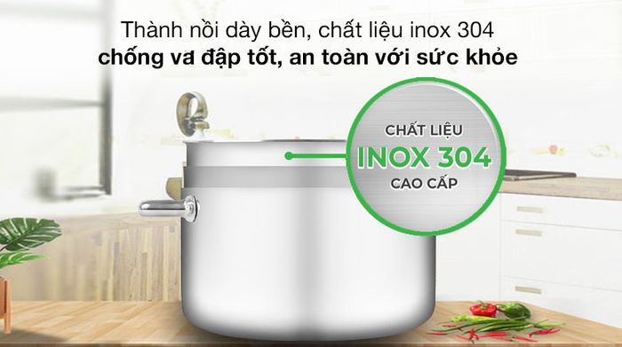 Độ dày thành nồi - Bộ 4 cái nồi inox 3 đáy nắp kính Elmich Trimax Eco EL-8002