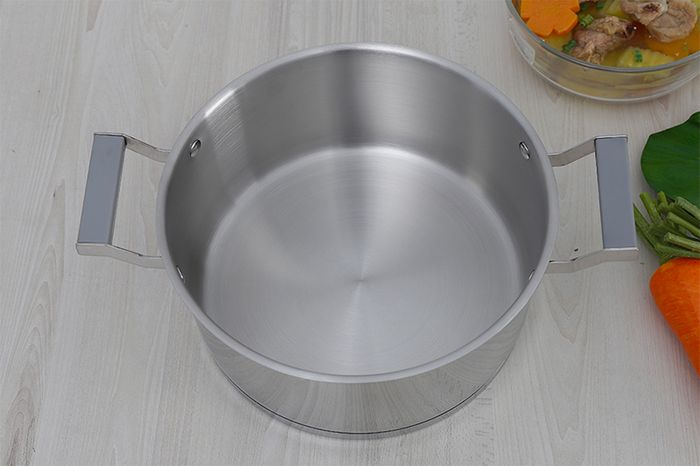 Nồi inox 304 3 đáy Delites 001NTA 24 cm