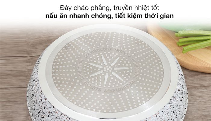 Đáy chảo - Chảo nhôm chống dính đáy từ Supor F23A24IH