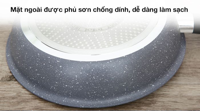 Mặt ngoài - Chảo nhôm chống dính đáy từ 24 cm Tefal Cook Healthy G1340495