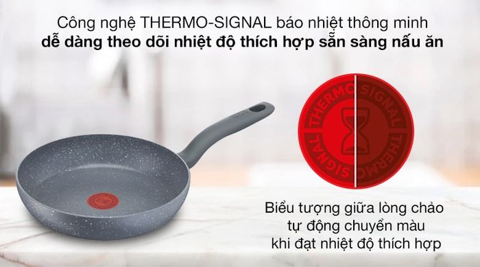 Công nghệ - Chảo nhôm chống dính đáy từ 24 cm Tefal Cook Healthy G1340495