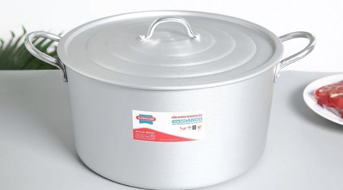 Đường kính 30 cm - Nồi nhôm anod 30 cm Sunhouse SHG2730SA