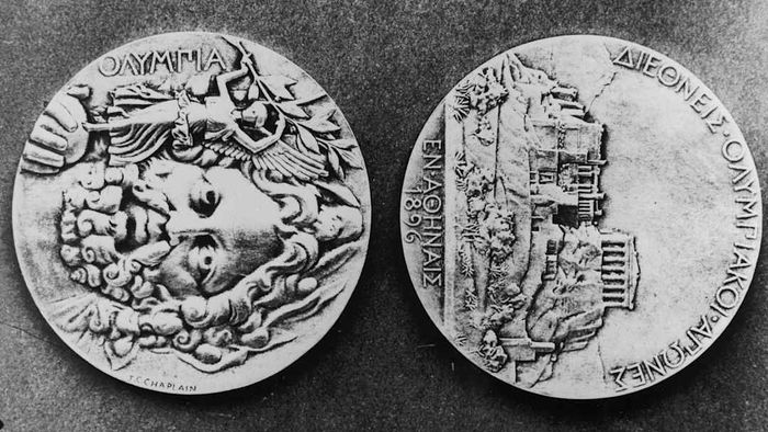 The Olympic Medals Awarded During the 1896 Athens Games