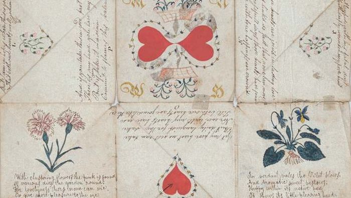 A puzzle purse dating back to 1826.