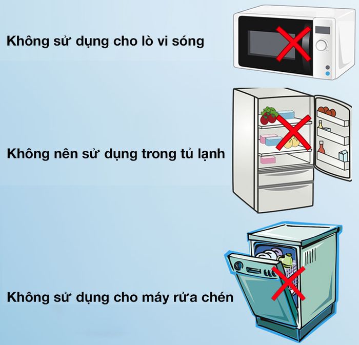 Một số lưu ý khi sử dụng để bình bền tốt