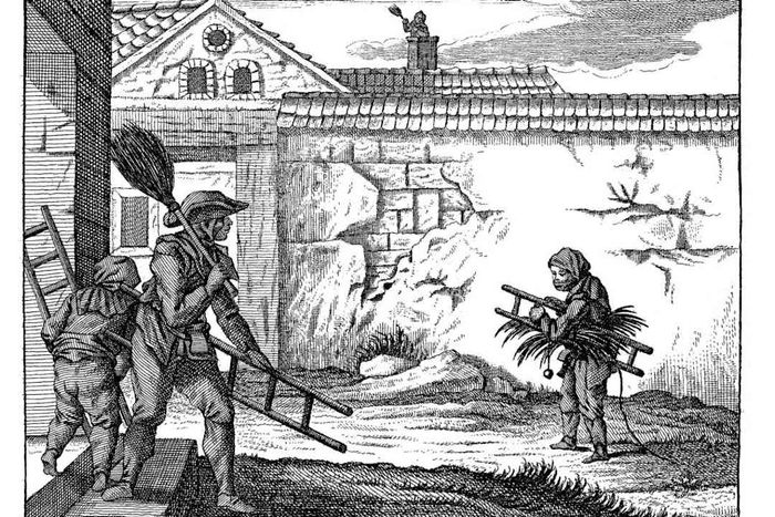 Chimney Sweep etching 1774