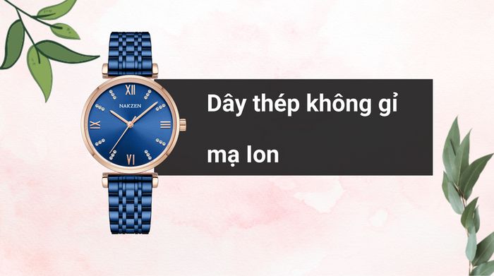 Chất liệu dây đeo của mẫu đồng hồ