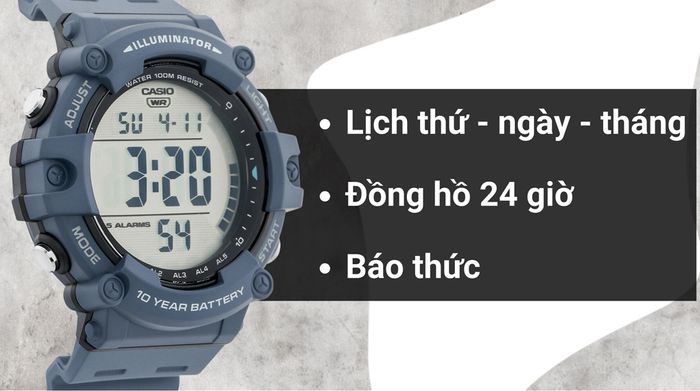 Tiện ích của mẫu đồng hồ 