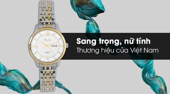 Đồng hồ nữ Elio ES026-C2 có thiết kế sang trọng và tinh tế