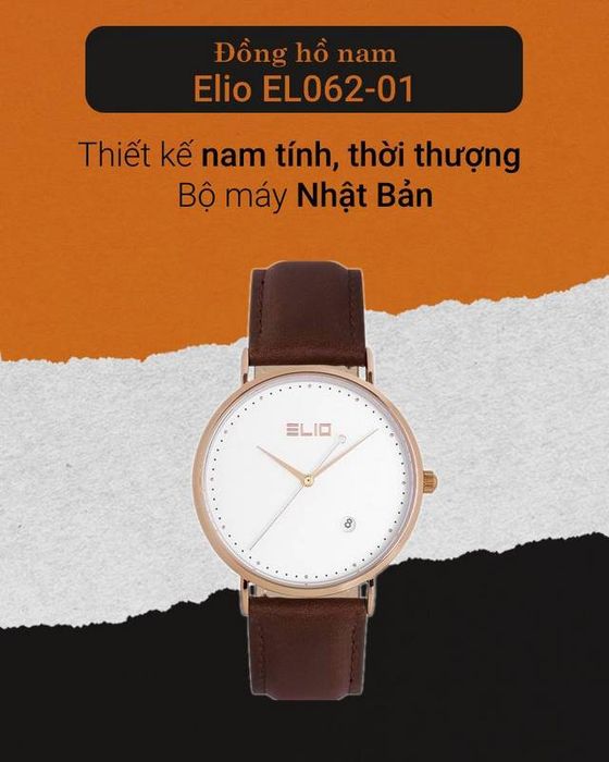 Tổng quan về đồng hồ Nam Elio EL062-01
