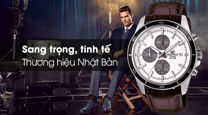 Đồng hồ nam Edifice Casio EFR-526L-7AVUDF có thiết kế sang trọng và tinh tế