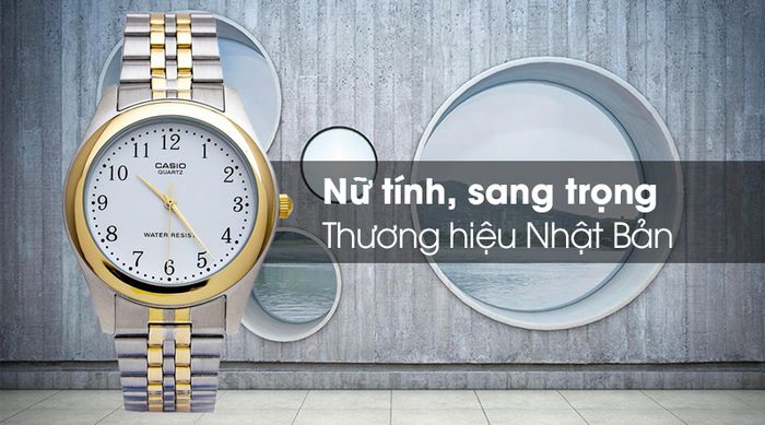 Đồng hồ nữ Casio LTP-1129G-7BRDF có thiết kế nữ tính