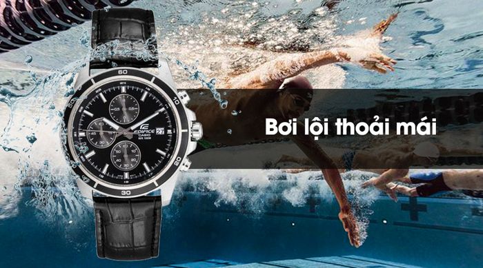 Đồng hồ Nam Edifice Casio EFR-526L-1AVUDF có hệ số chống nước 10 ATM