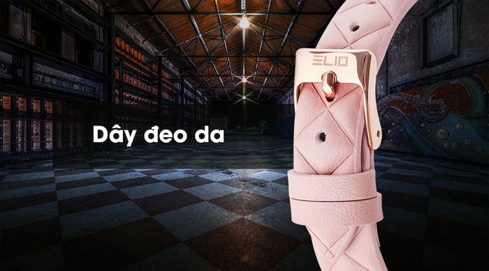 Đồng hồ nữ Elio EL028-01 có dây đeo êm nhẹ