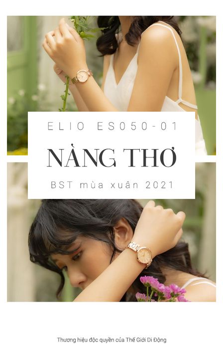 Đồng hồ Nữ Elio ES050-01 đến từ bộ sưu tập Nàng Thơ