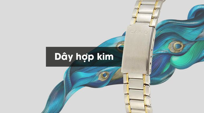 Đồng hồ nữ Casio LTP-1183G-7ADF có dây đeo bền bỉ, chắc chắn