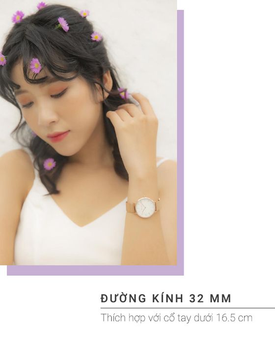 Đồng hồ Nữ Elio ES051-01 mỏng nhẹ, nhỏ gọn