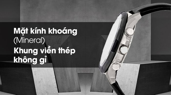 Đồng hồ Nam Edifice Casio EFR-526L-1AVUDF có khả năng chịu va đập tốt