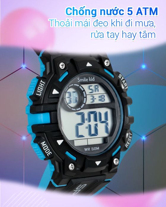 Đồng hồ trẻ em Smile Kid SL065-02 có độ chống nước 5 ATM
