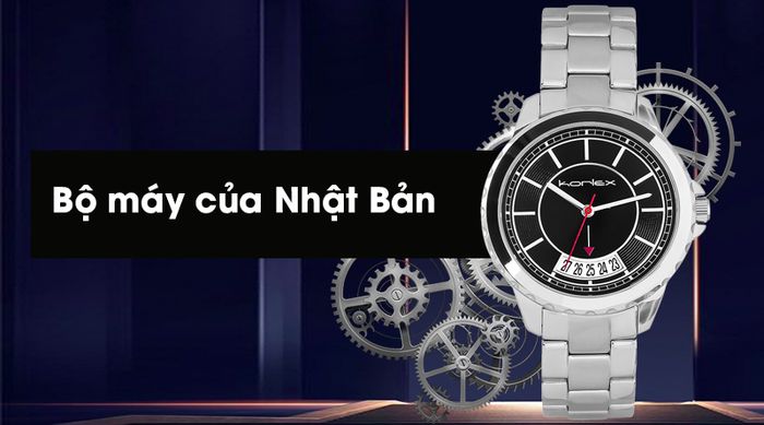 Đồng hồ nữ Korlex KS015-01 được trang bị bộ máy của Nhật Bản