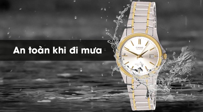 Đồng hồ nữ Casio LTP-1183G-7ADF có hệ số chống nước 3 ATM