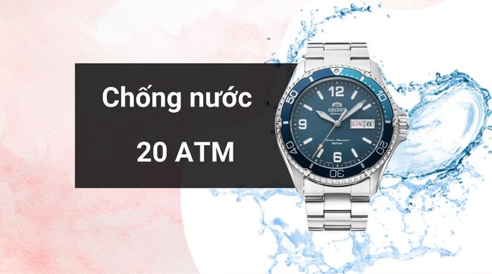 Khả năng kháng nước của mẫu đồng hồ