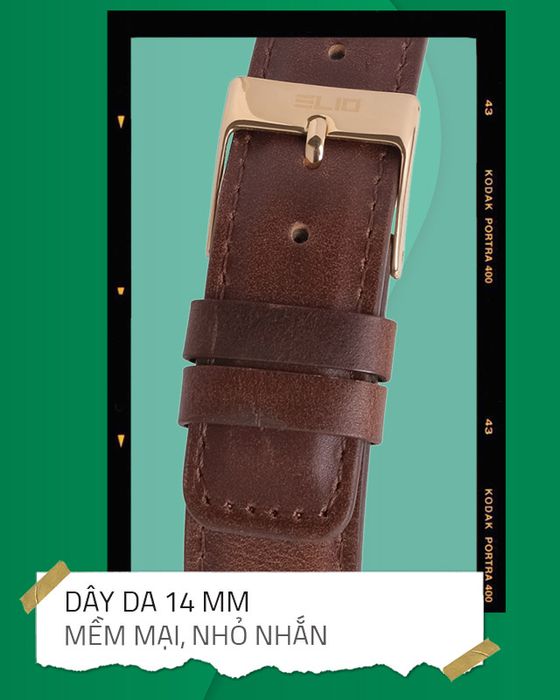 Đồng hồ nữ Elio EL062-02 có dây đeo da êm ái