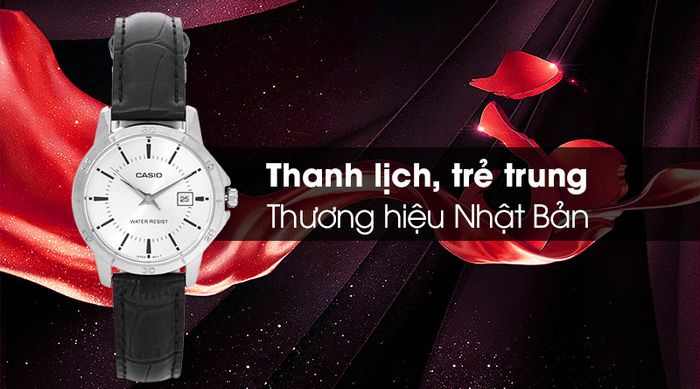 Đồng hồ nữ Casio LTP-V004L-7AUDF có thiết kế thanh lịch