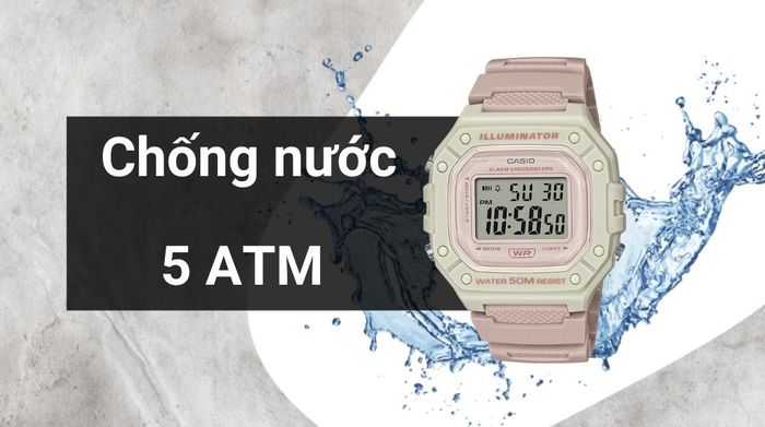 Khả năng kháng nước của mẫu đồng hồ
