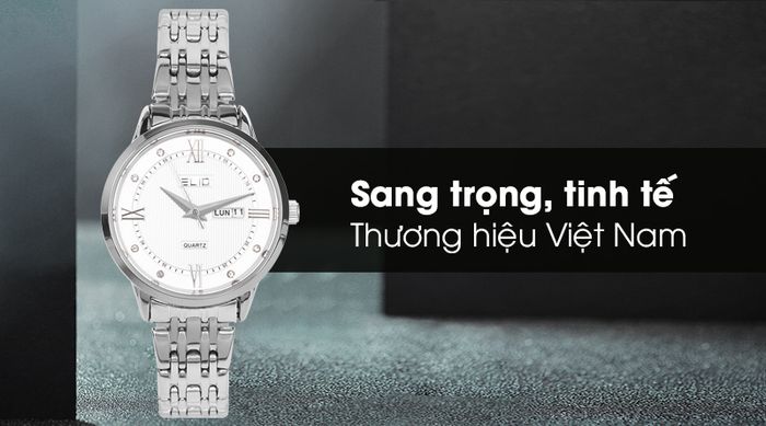 Đồng hồ nữ Elio ES027-C2 có thiết kế sang trọng và tinh tế