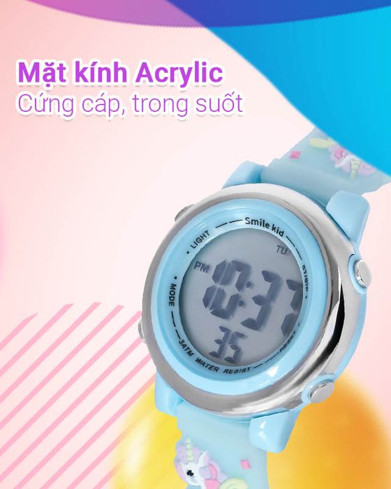 Đồng hồ Trẻ em Smile Kid SL056-01 có mặt kính cứng cáp