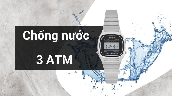 Khả năng kháng nước của mẫu đồng hồ