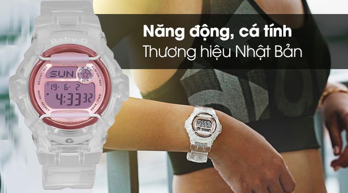 Đồng hồ Nữ Baby-G BG-169G-7BDR thiết kế trẻ trung