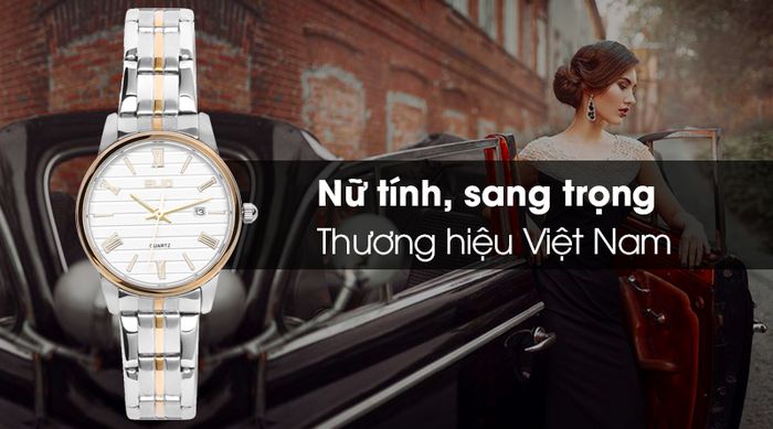 Đồng hồ nữ Elio ES017-C2 với thiết kế nữ tính và sang trọng