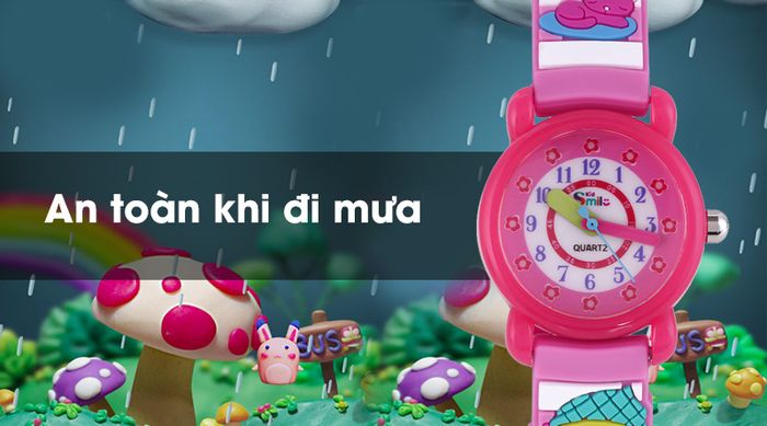 Đồng hồ trẻ em Smile Kid SL045-01 có hệ số chống nước 3 ATM