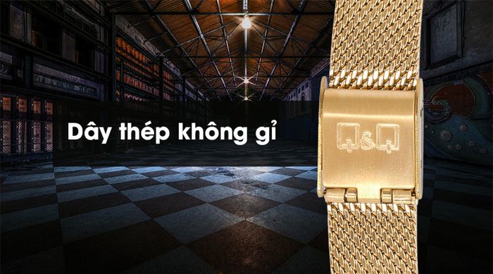 Đồng hồ nữ Q&Q S399J021Y có dây đeo chống ăn mòn