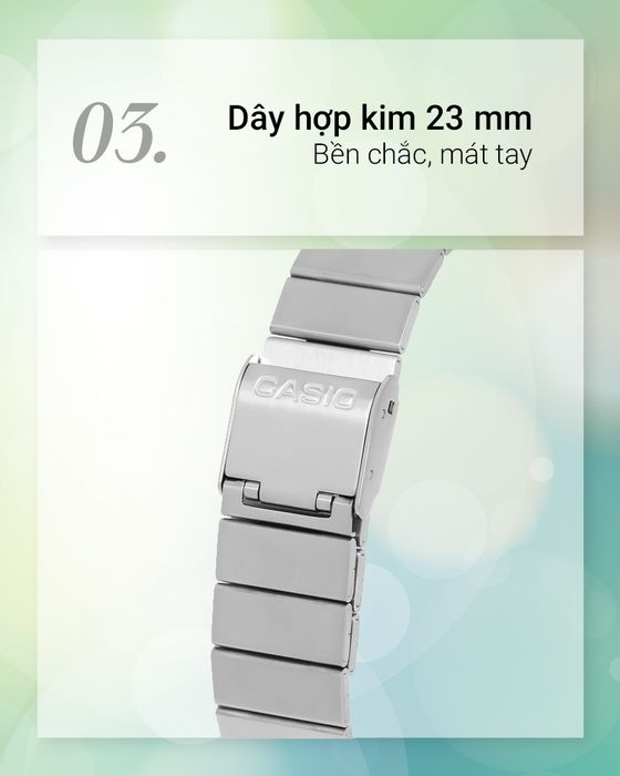 Đồng hồ Unisex Casio B650WD-1ADF có dây đeo chắc chắn
