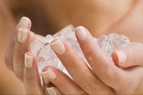 You might not even notice how much ice you're eating. If you're constantly grabbing handfuls, that's far more than what's typical.