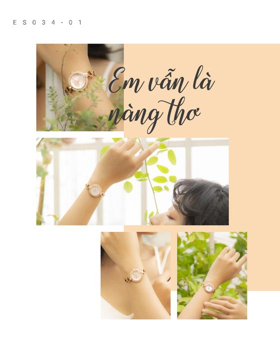 Đồng hồ Nữ Elio ES034-01 nữ tính và đầy sang trọng