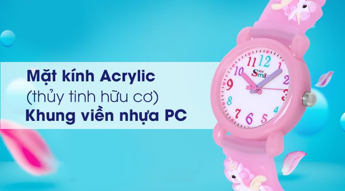 Đồng hồ trẻ em Smile Kid SL034-01 có khả năng chịu lực tốt