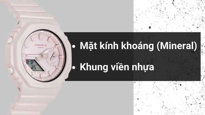 Chất liệu mặt kính và khung viền của mẫu đồng hồ