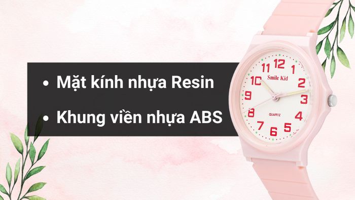 Chất liệu mặt kính và khung viền của mẫu đồng hồ